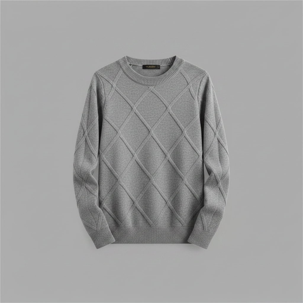 Cashmere Blend Pullover Sweater | Men's Lightweight Knitwear