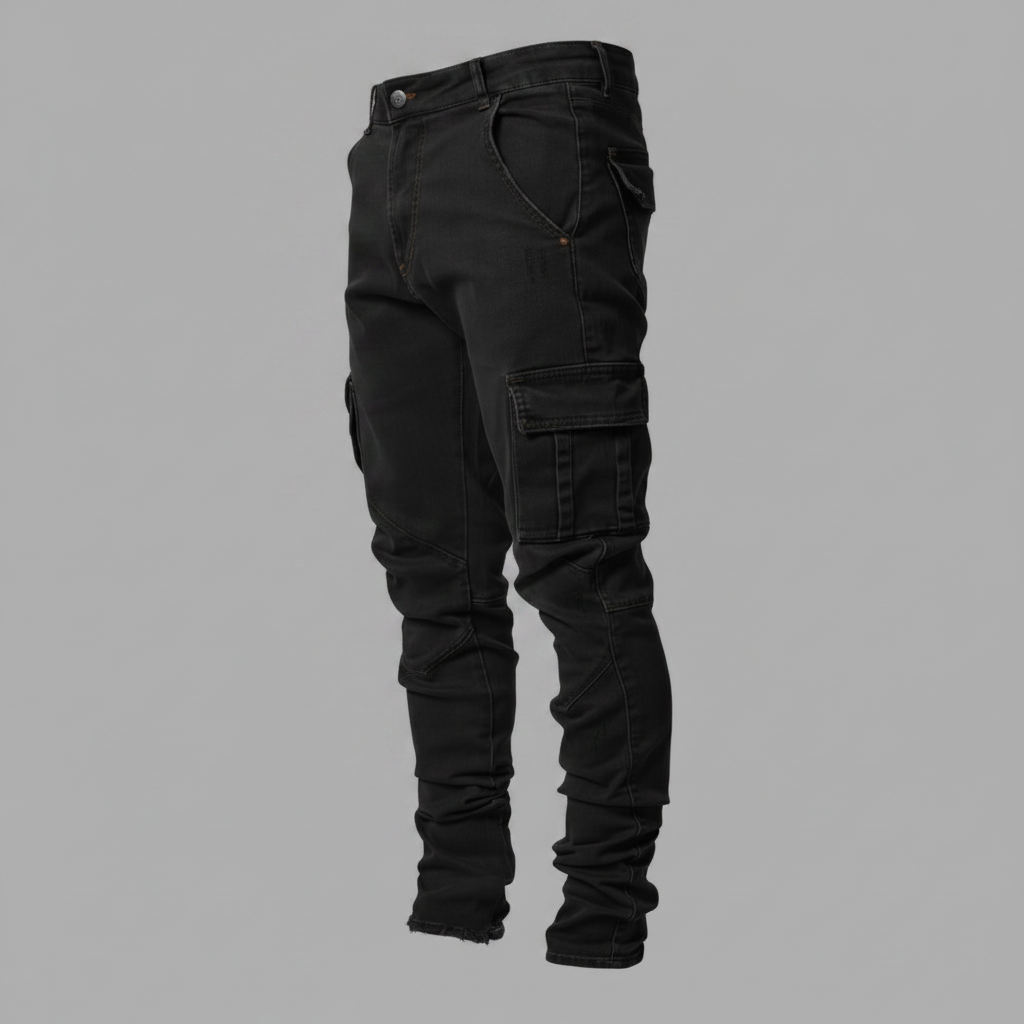 Men's Slim-Fit Stretch Cargo Pants | Cargo Trousers