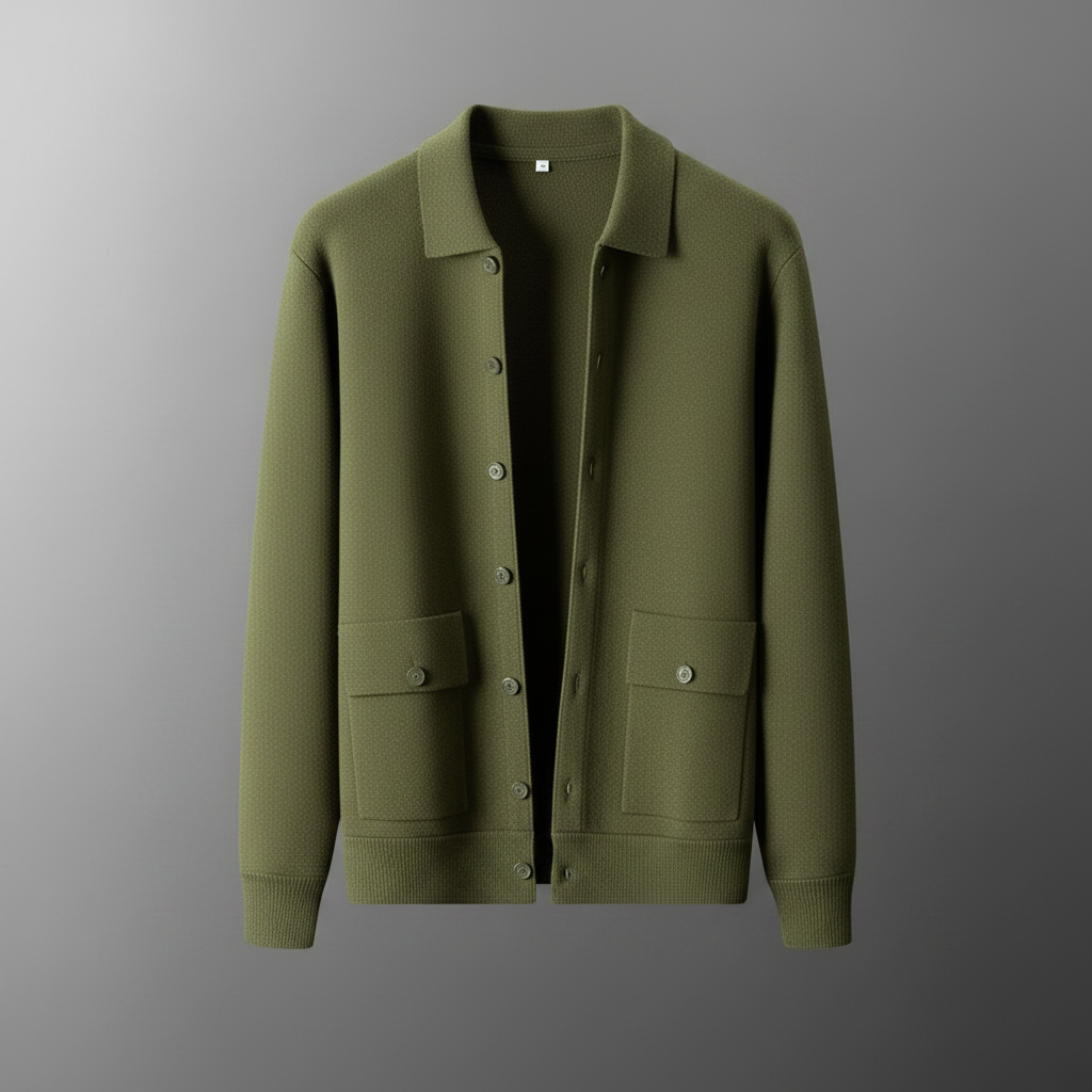Ronan Dense Knit Cardigan | Men's Cardigan Sweater