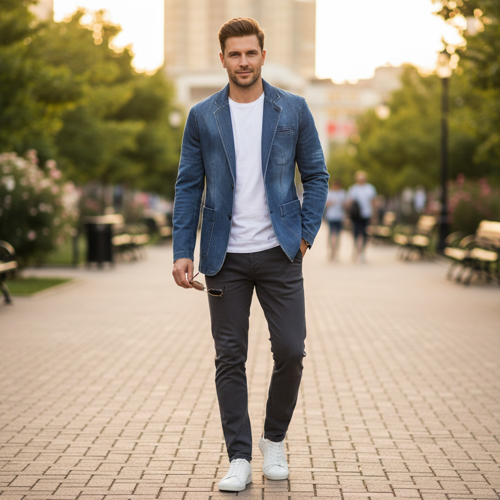 Men's Tailored Blazer | Casual Stylish Jacket