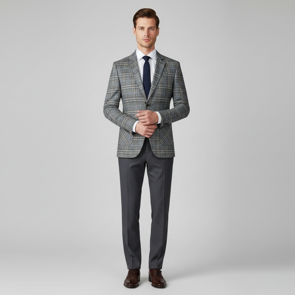 Men's Slim Fit Lightweight Blazer | Elegant Casual Blazer Jacket