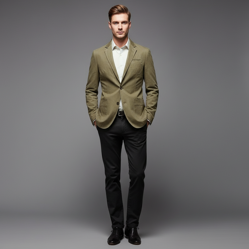 Men's Lightweight Casual Blazer | Relaxed Tailored Fit