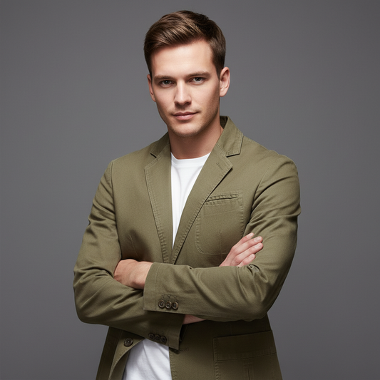 Men's Lightweight Casual Blazer | Relaxed Tailored Fit