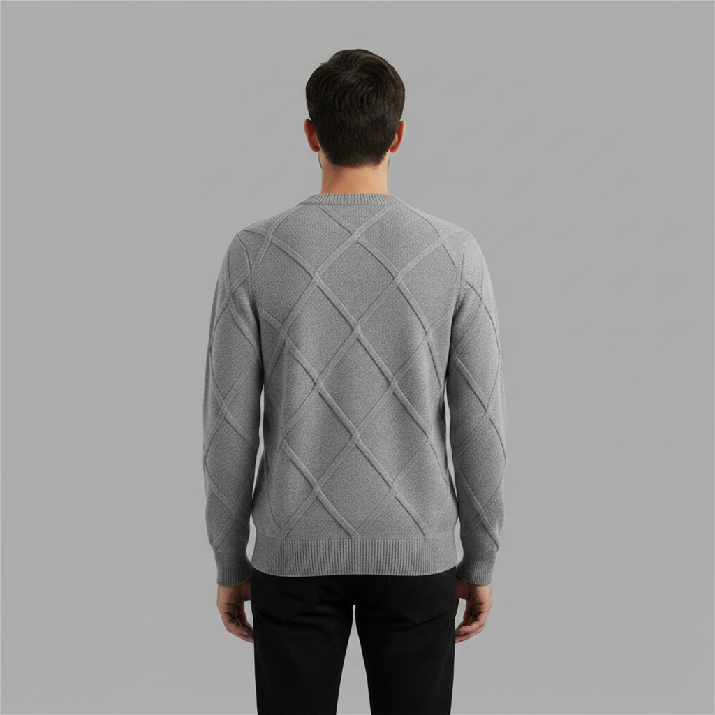 Cashmere Blend Pullover Sweater | Men's Lightweight Knitwear