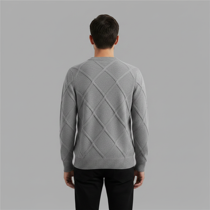 Cashmere Blend Pullover Sweater | Men's Lightweight Knitwear