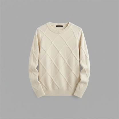 Cashmere Blend Pullover Sweater | Men's Lightweight Knitwear