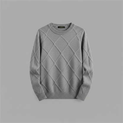 Cashmere Blend Pullover Sweater | Men's Lightweight Knitwear