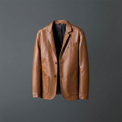 Classic Cut Leather Jacket | Men's Jacket