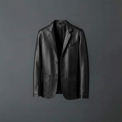Classic Cut Leather Jacket | Men's Jacket