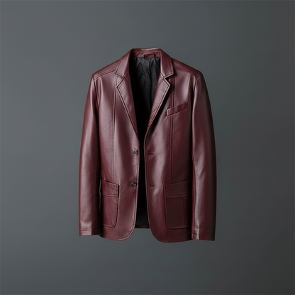 Classic Cut Leather Jacket | Men's Jacket