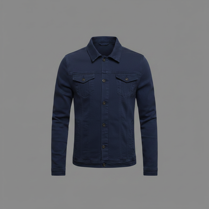 Classic Slim Fit Denim Jacket | Modern and versatile