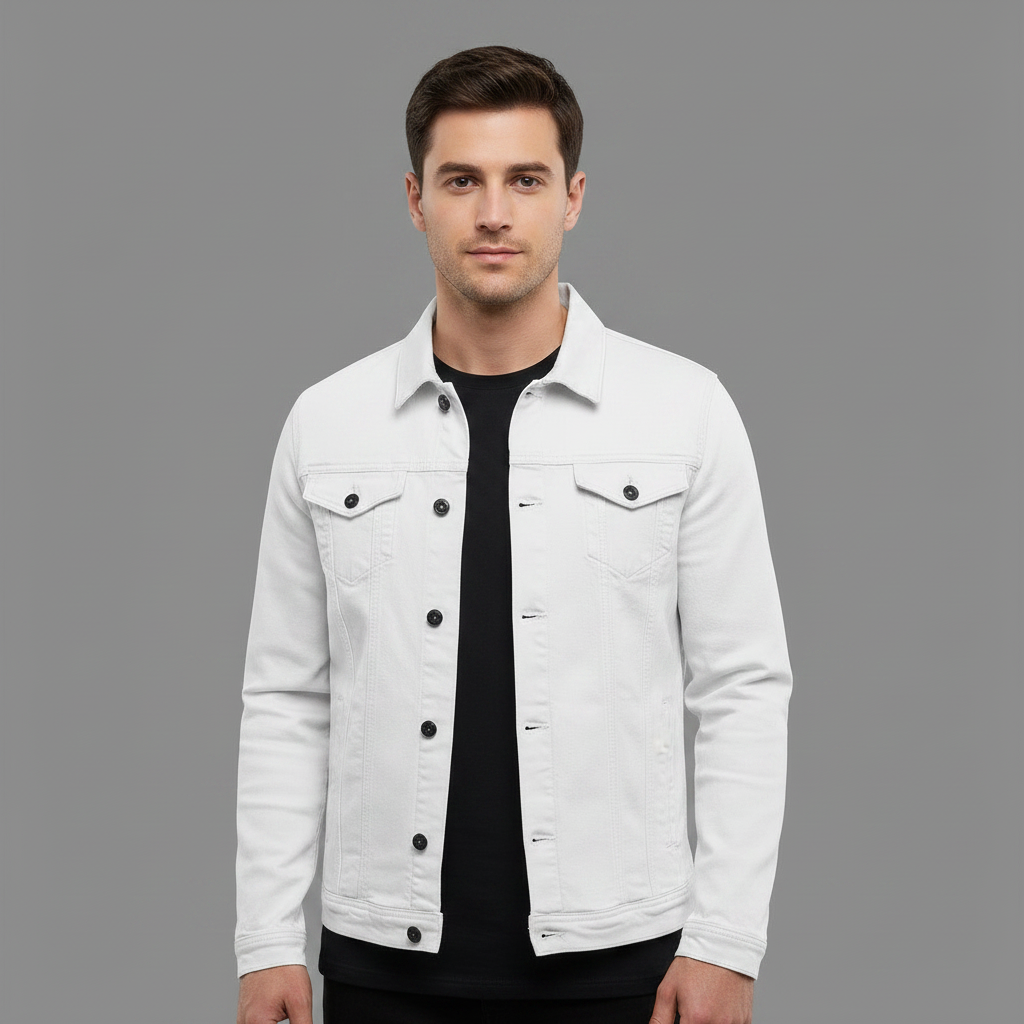 Classic Slim Fit Denim Jacket | Modern and versatile