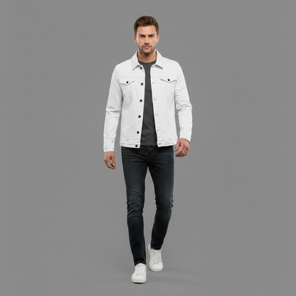 Classic Slim Fit Denim Jacket | Modern and versatile
