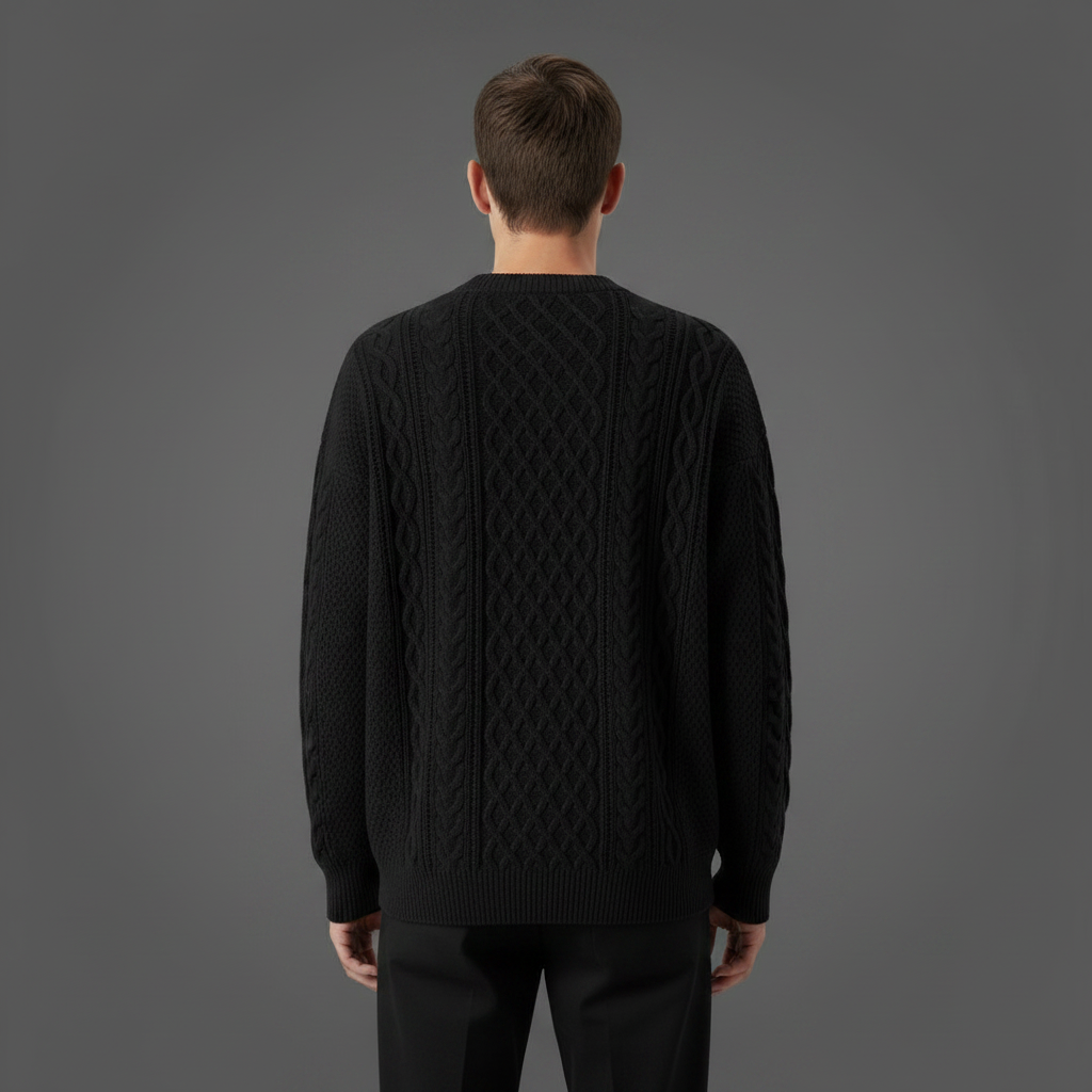 Crew Neck Sweater | Men's Tailored Fit Knitwear