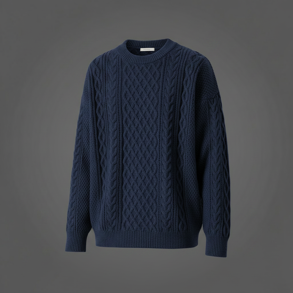 Crew Neck Sweater | Men's Tailored Fit Knitwear