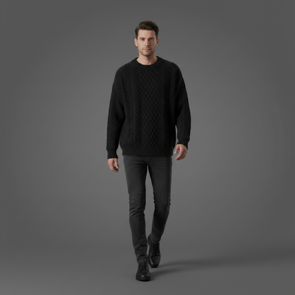 Crew Neck Sweater | Men's Tailored Fit Knitwear