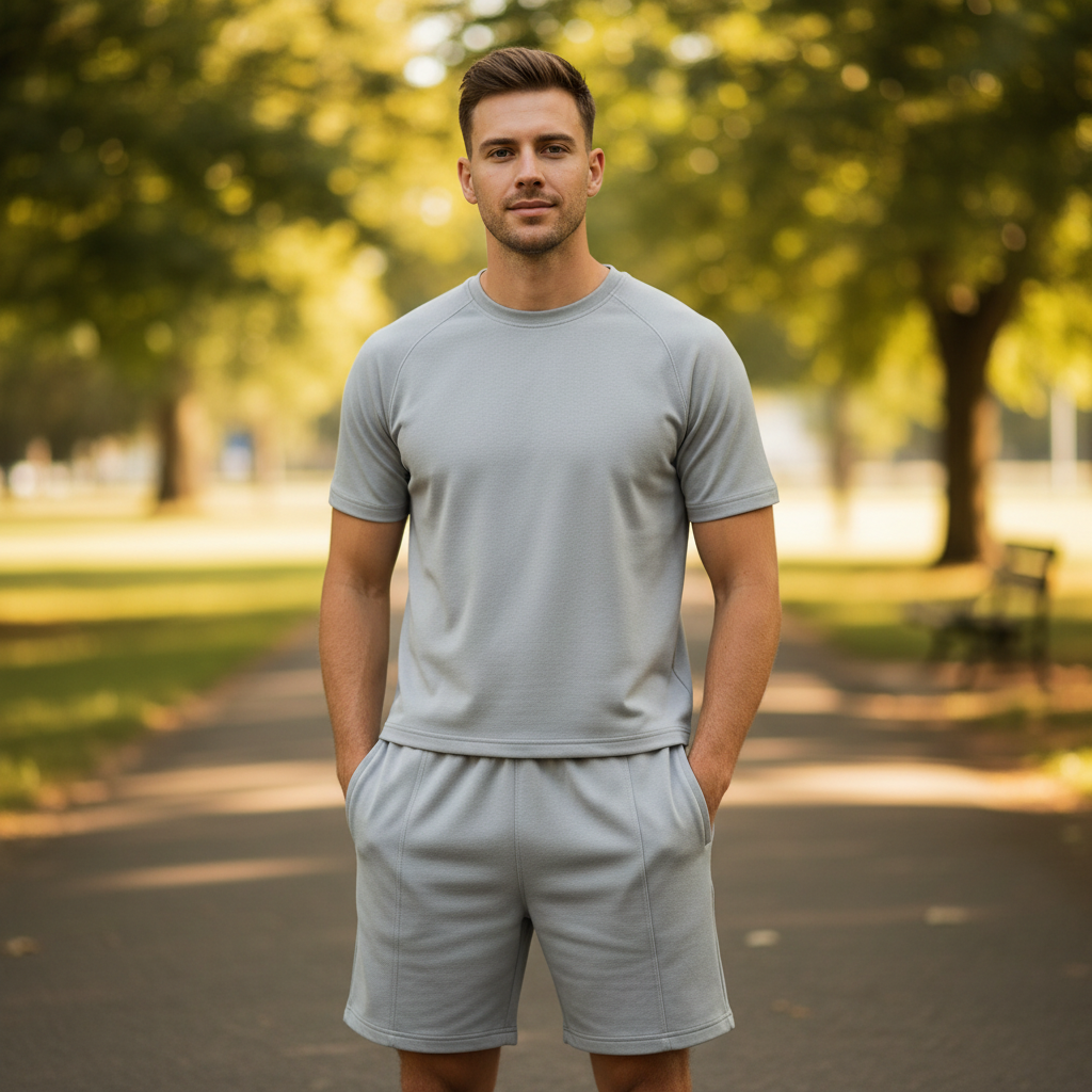 Men's Summer Casual Set | Shorts and Shirt Combination