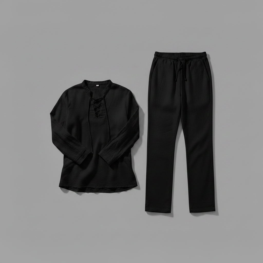 Milo | Men's Two Piece Set White