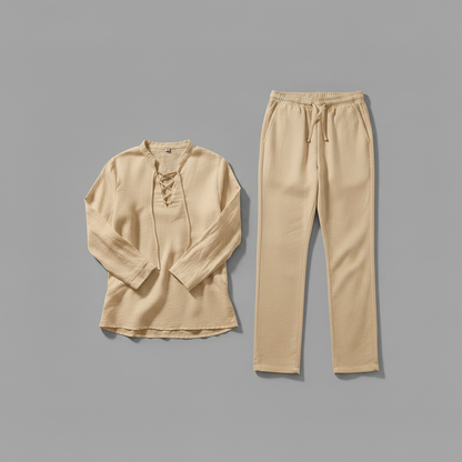 Milo | Men's Two Piece Set White