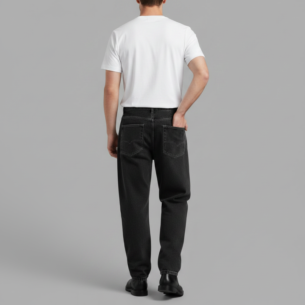 Loose Fit Wide Leg Jeans | Comfortable Urban Pants