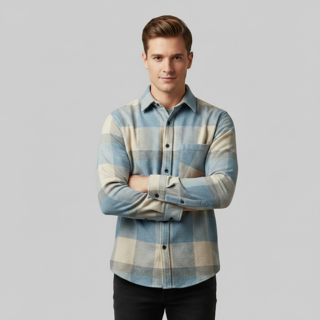 Lars Men's Warm Shirt | Comfortable Casual Shirt