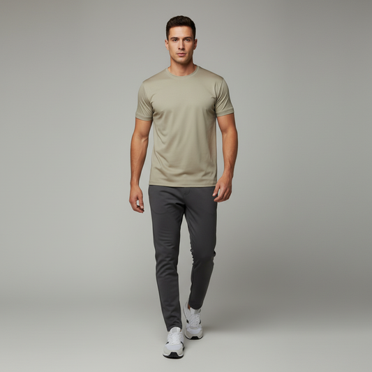 Men's Mercerized T-Shirt | Slim Fit Soft Tee