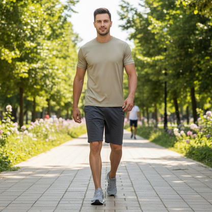 Men's Mercerized T-Shirt | Slim Fit Soft Tee