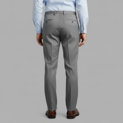 Men's Straight Cut Trousers | Durable Business Wear
