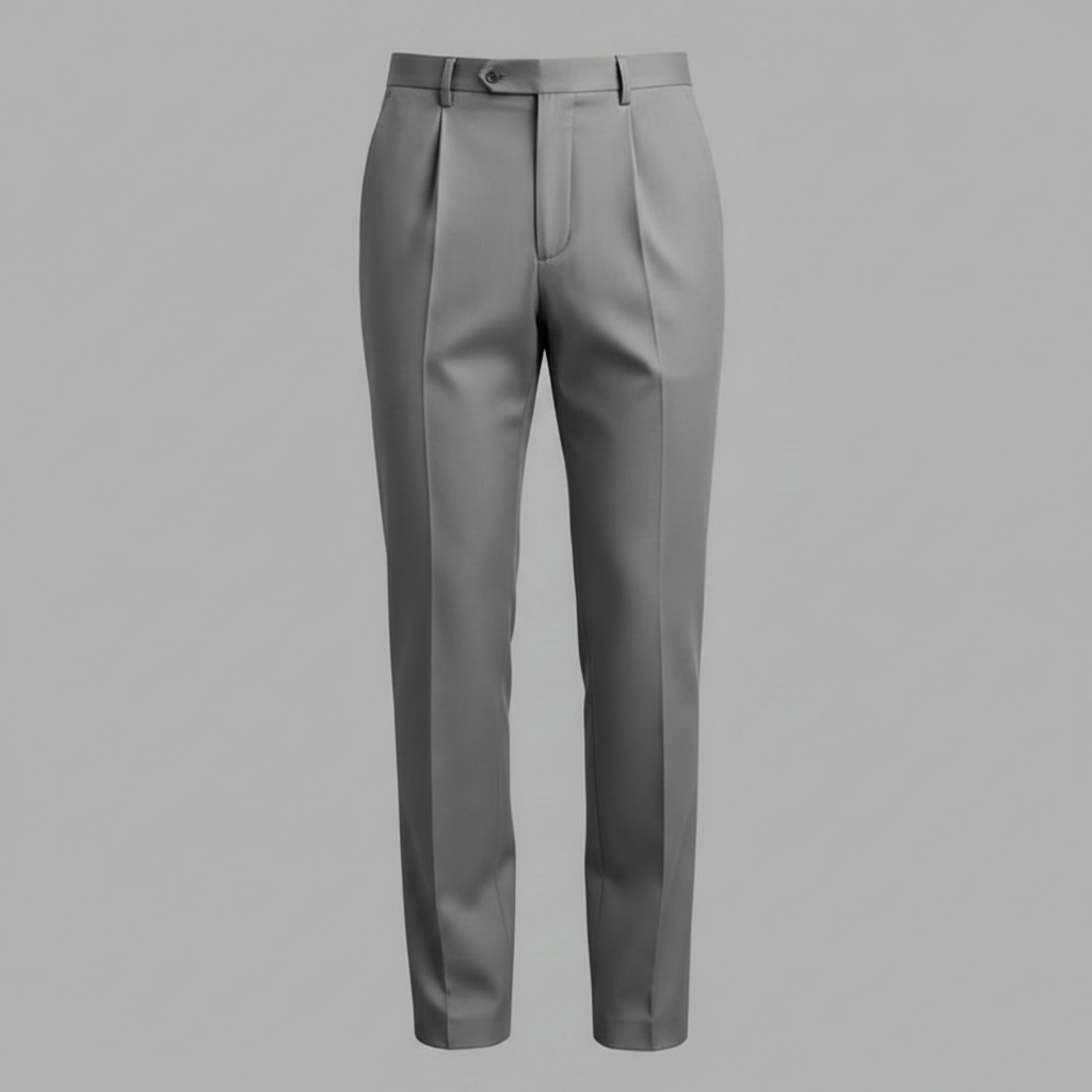 Men's Straight Cut Trousers | Durable Business Wear