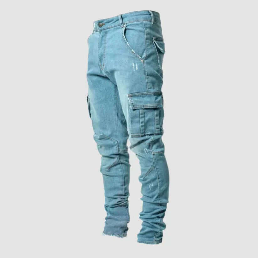 Men's Slim-Fit Stretch Cargo Pants | Cargo Trousers
