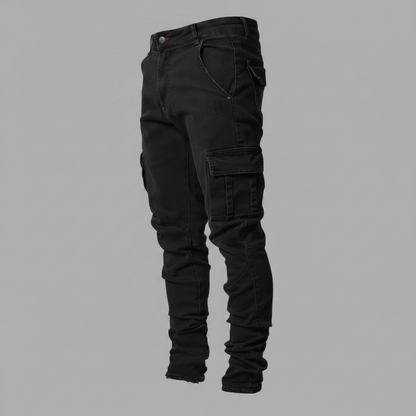 Men's Slim-Fit Stretch Cargo Pants | Cargo Trousers