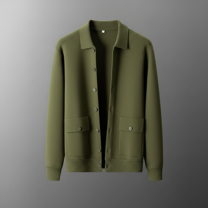 Ronan Dense Knit Cardigan | Men's Cardigan Sweater