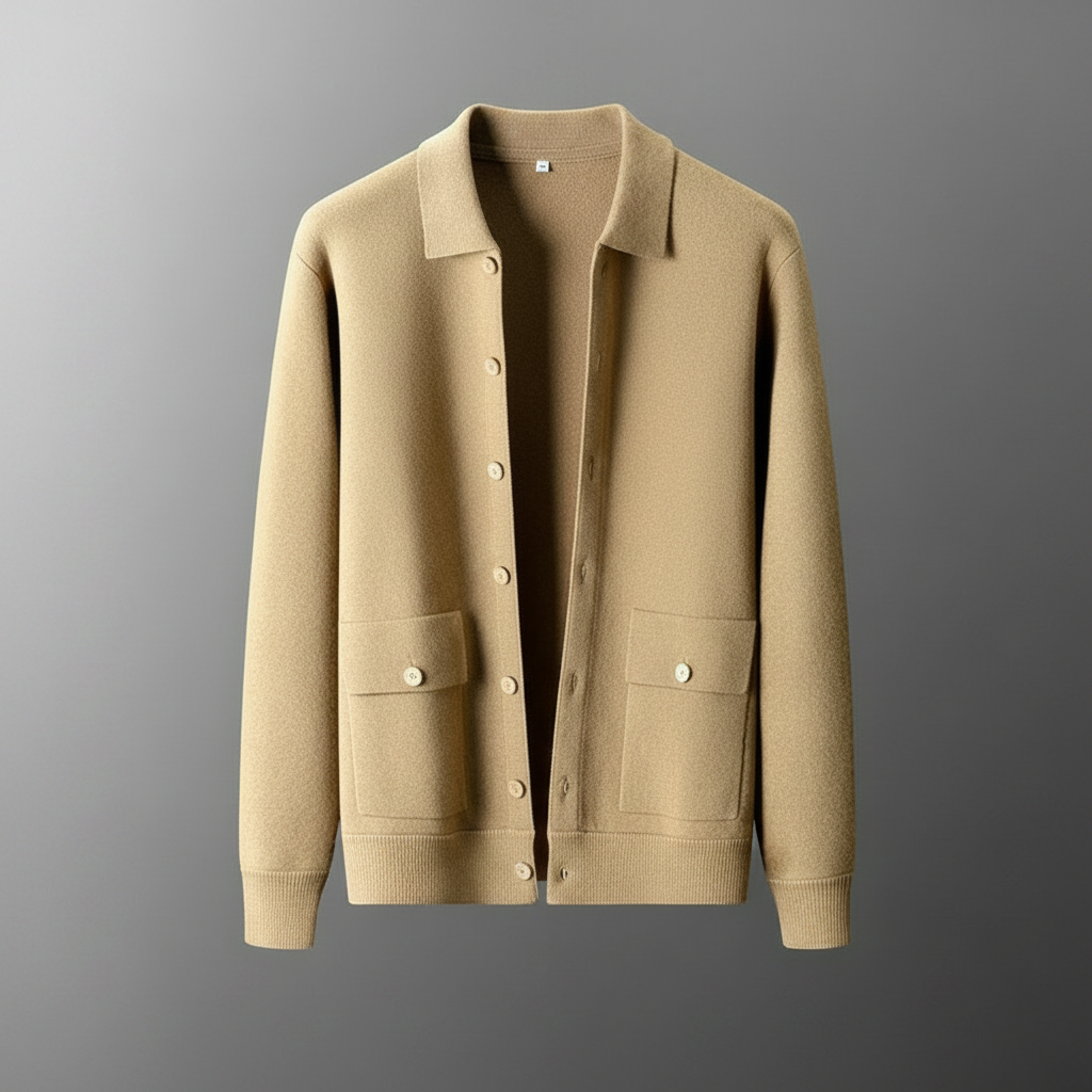 Ronan Dense Knit Cardigan | Men's Cardigan Sweater